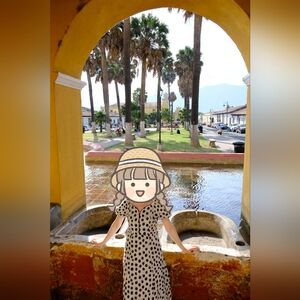 Polka Dot Puff Sleeve Dress